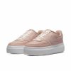 Finish Line Women'S Shoes * | Nike Women'S Court Vision Alta Leather Platform Casual Sneakers From Finish Line Pink Ox