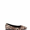 Flats * | New York & Company Harper Studded Flat Leopard-Print Black - Black