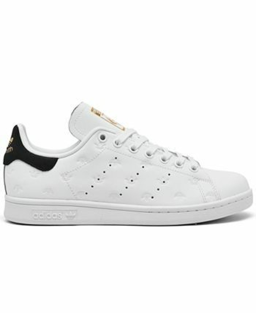 Finish Line Women'S Shoes * | Adidas Women'S Originals Stan Smith Primegreen Casual Sneakers From Finish Line White, Core Black