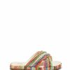 Sandals * | New York & Company Murphy Slide Sandal Stripe Multicolor - Multi Color