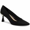 Heels & Pumps * | Alfani Women'S Callette Pumps, Created For Macy'S Black Micro