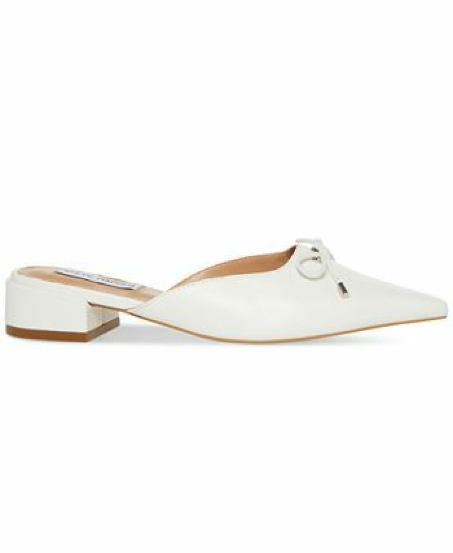 Flats & Loafers * | Steve Madden Women'S Lyme Pointed-Toe Block-Heel Mule Flats