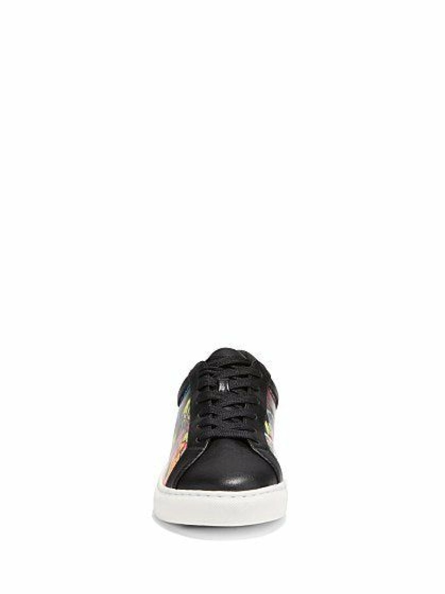 Sneakers * | New York & Company Ana Lace-Up Sneaker Black - Black