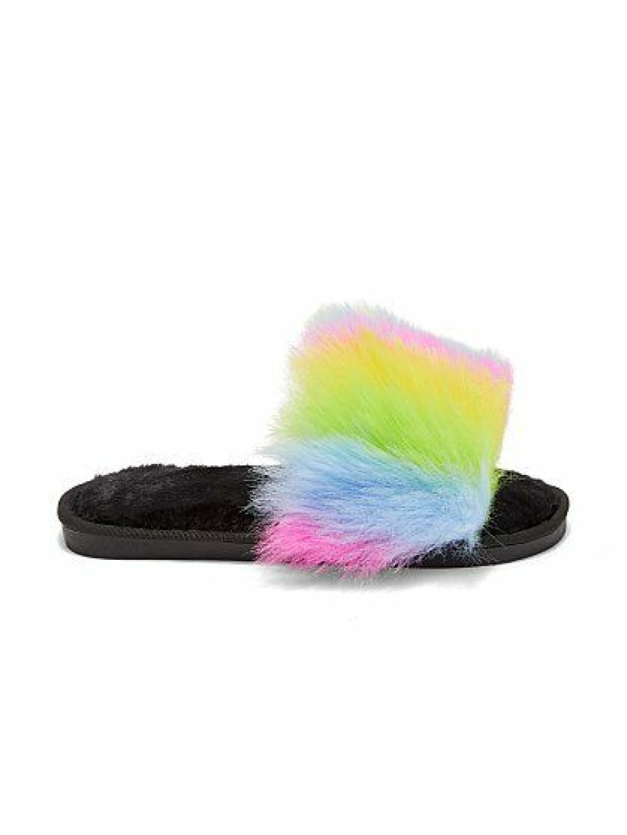 Slippers * | New York & Company Faux-Fur Slipper