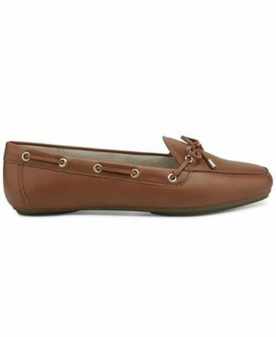 Flats & Loafers * | Charter Club Davinaa Lace-Up Loafer Flats, Created For Macy'S