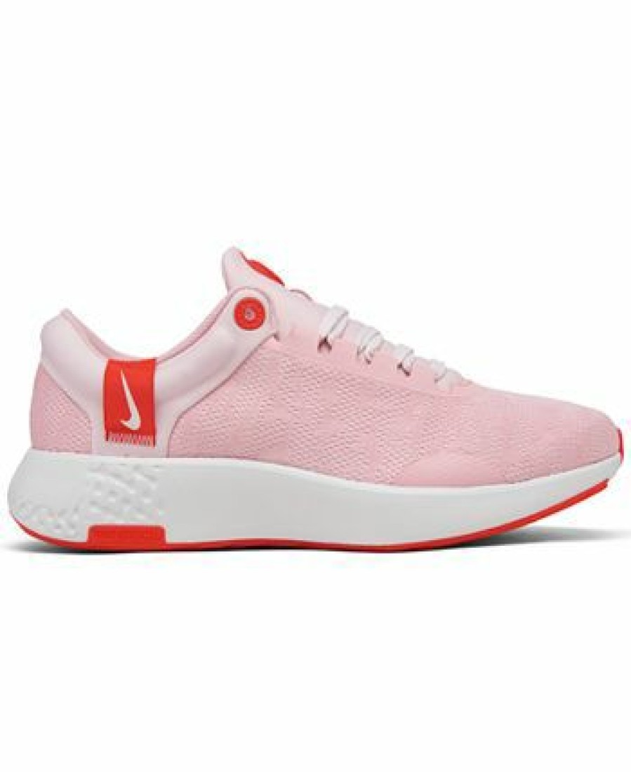 Finish Line Women'S Shoes * | Nike Women'S Renew Serenity Run 2 Running Sneakers From Finish Line Champagne, Pink, White