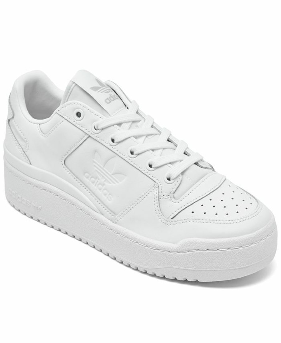 Finish Line Women'S Shoes * | Adidas Women'S Forum Bold Casual Sneakers From Finish Line White