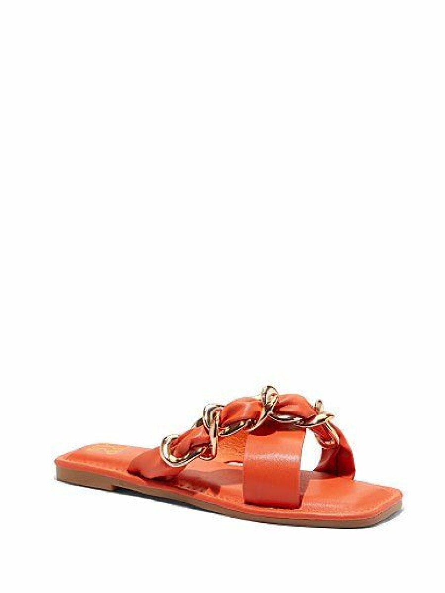 Sandals * | New York & Company Essie Sandal Rust Brown - Rust