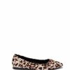 Flats * | New York & Company Harper Studded Flat Leopard-Print Black - Black