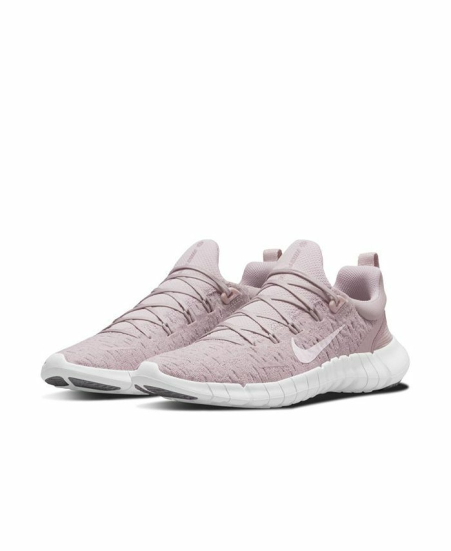 Finish Line Women'S Shoes * | Nike Women'S Free Run 5.0 Running Sneakers From Finish Line Violet, White