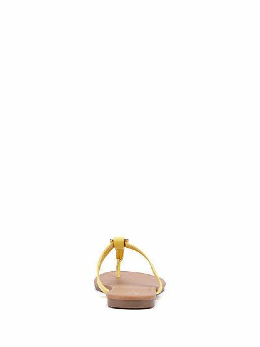 Sandals * | New York & Company T-Strap Buckle-Detail Flip-Flop Sandal