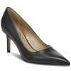 Heels & Pumps * | Sam Edelman Women'S Vienna Mid-Heel Pumps Black Leather