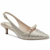 Heels & Pumps * | Charter Club Gilaa Evening Slingback Pumps, Created For Macy'S Champange Pearl