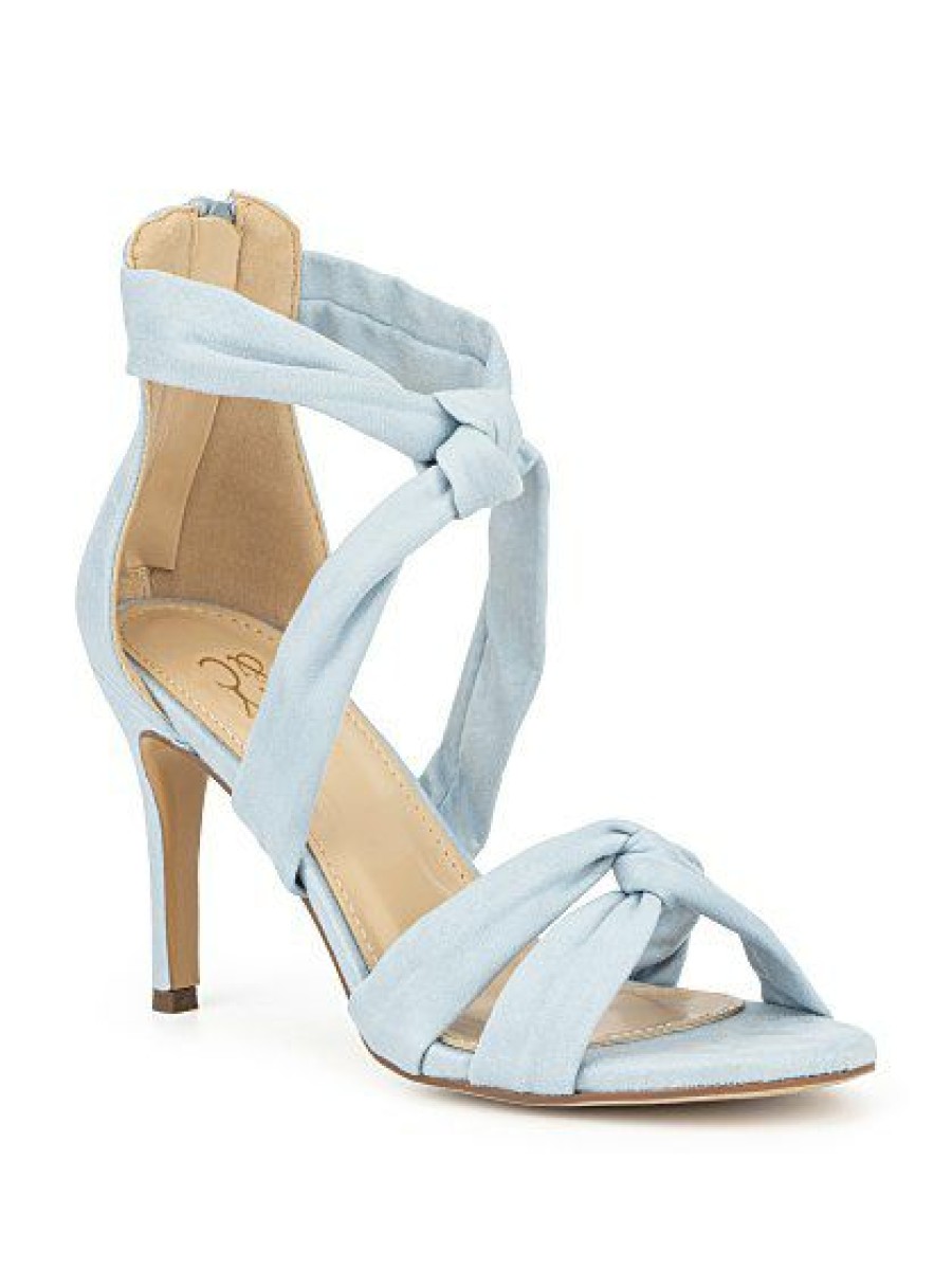 Sandals * | New York & Company Strappy Knot Heel Sandal