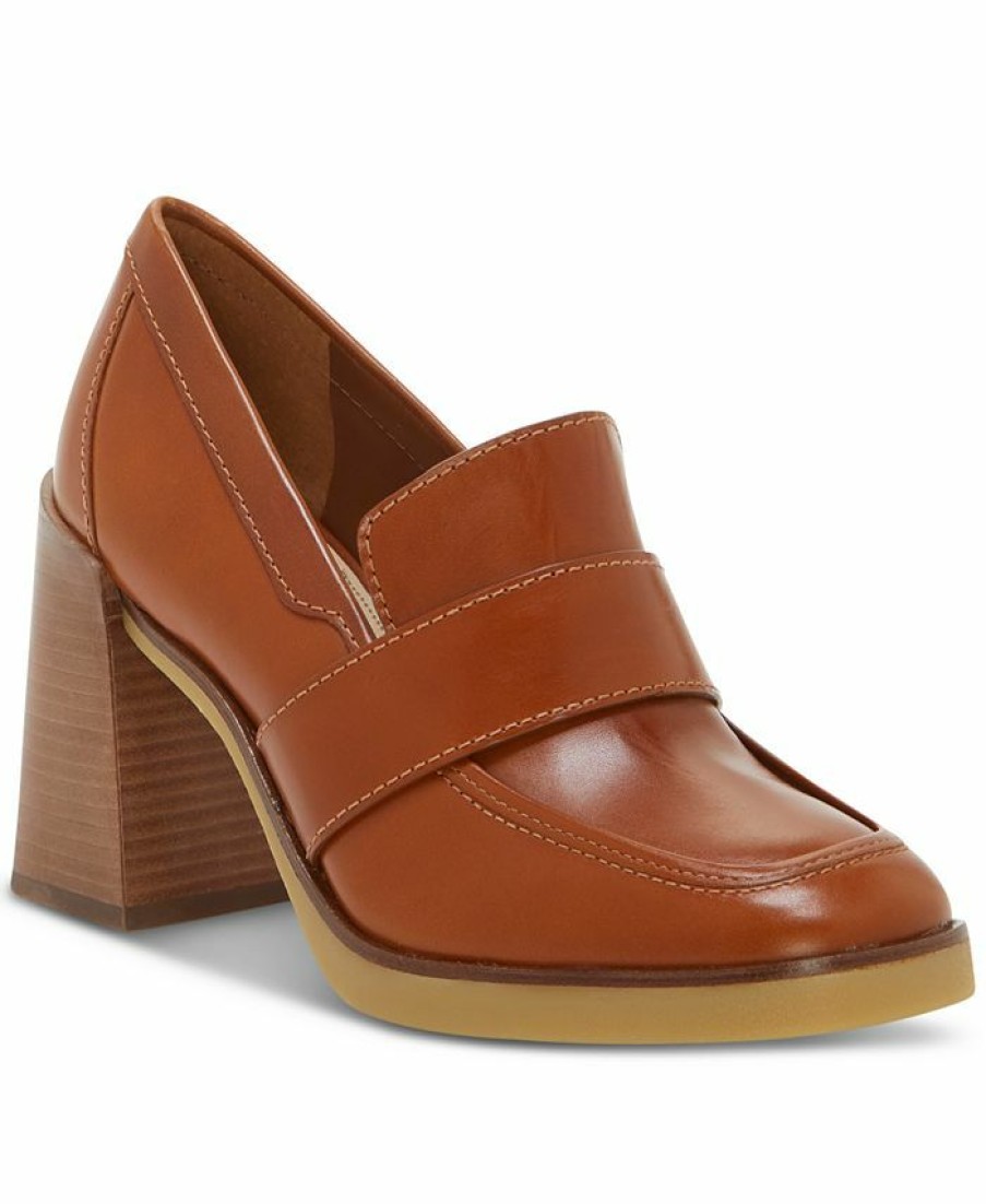 Flats & Loafers * | Vince Camuto Women'S Ezerna Stacked Heel Loafers