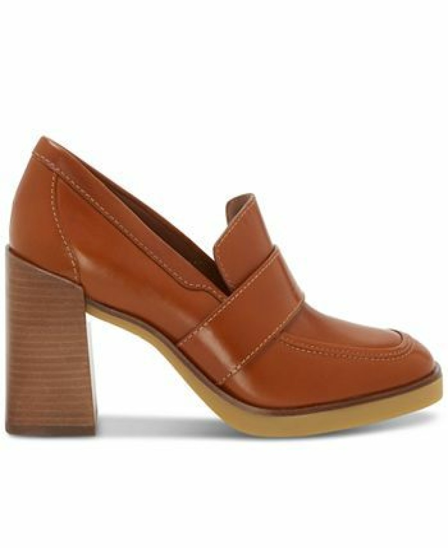 Flats & Loafers * | Vince Camuto Women'S Ezerna Stacked Heel Loafers