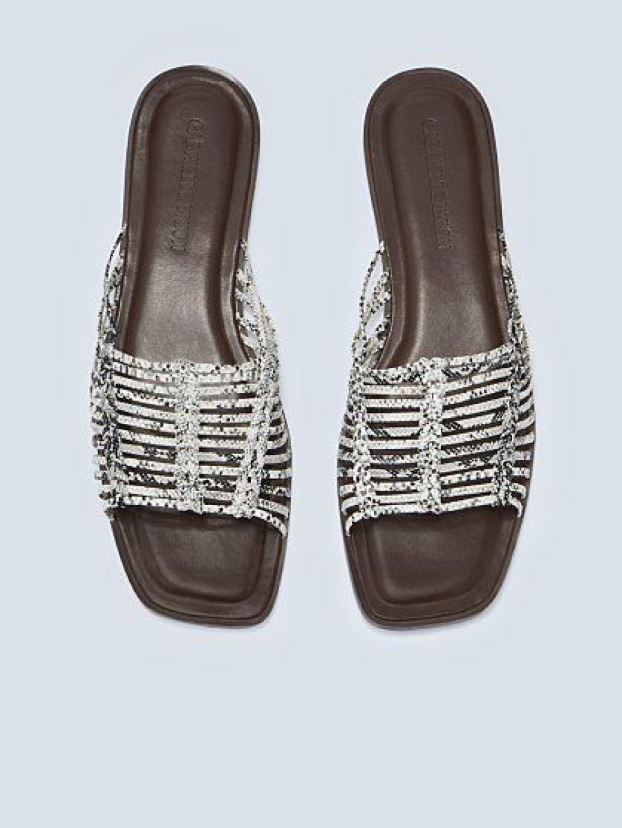 Sandals * | New York & Company Najja Cage Slide Sandal