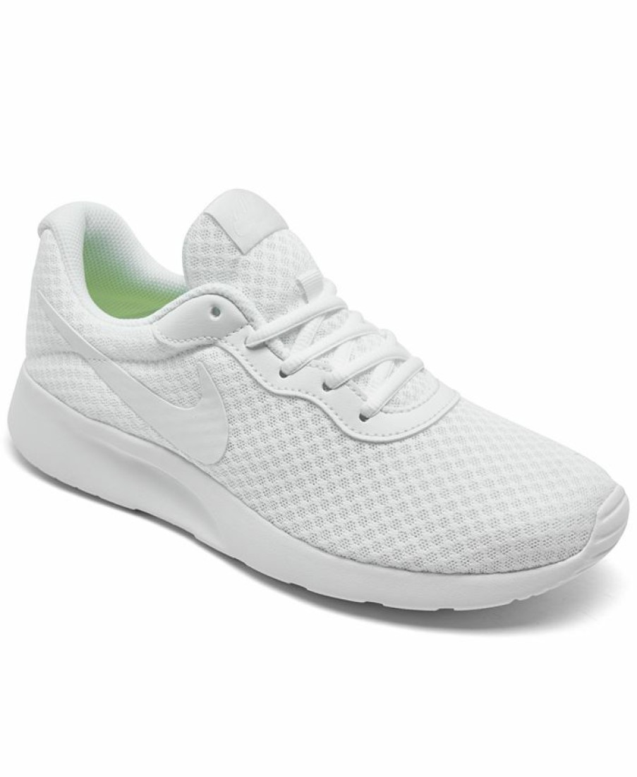 Finish Line Women'S Shoes * | Nike Women'S Tanjun Move To Zero Casual Sneakers From Finish Line White