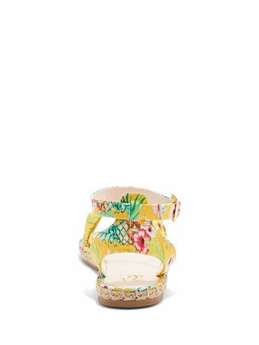 Sandals * | New York & Company Elina Sandal Floral-Print Multicolor - Multi Color