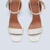 Sandals * | New York & Company Nerine Ankle-Strap Sandal White - White