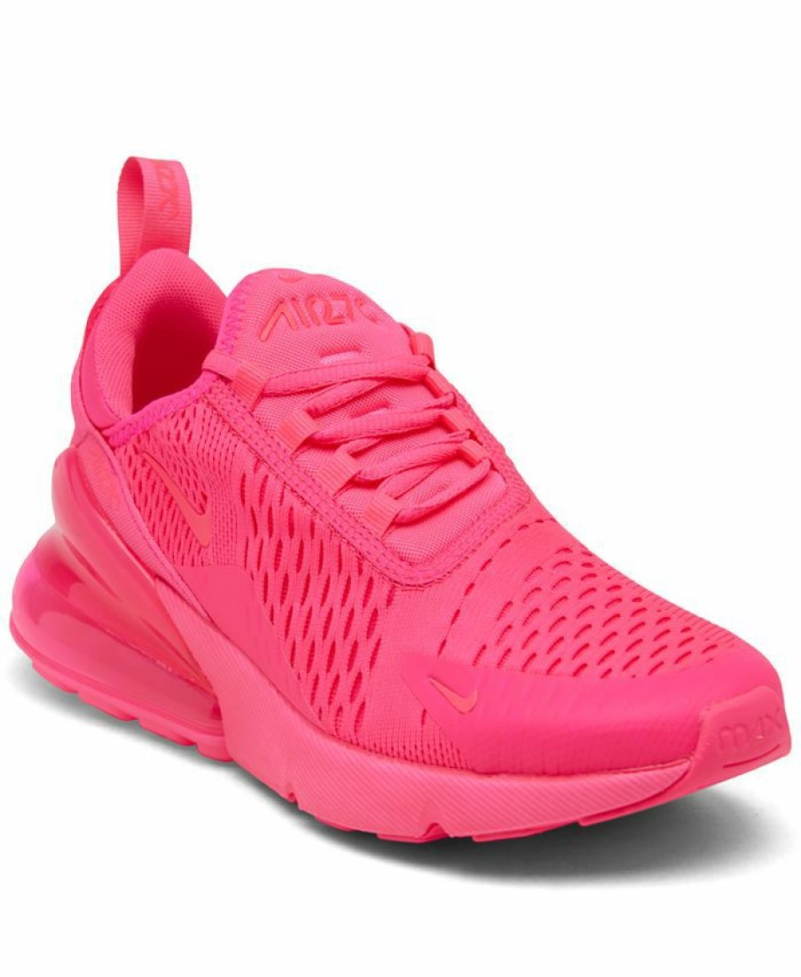 Finish Line Women'S Shoes * | Nike Women'S Air Max 270 Casual Sneakers From Finish Line Hyper Pink