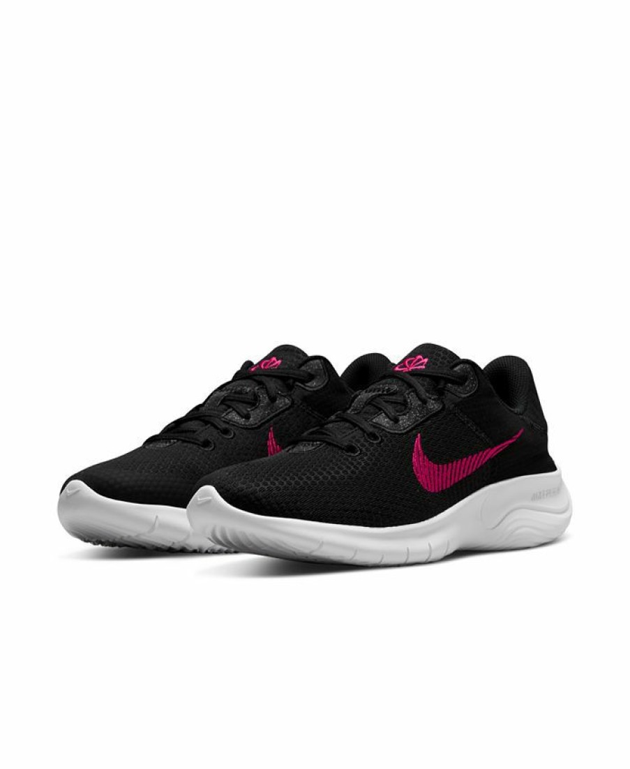 Finish Line Women'S Shoes * | Nike Women'S Flex Experience Run 11 Next Nature Running Sneakers From Finish Line Black, Rush Pink