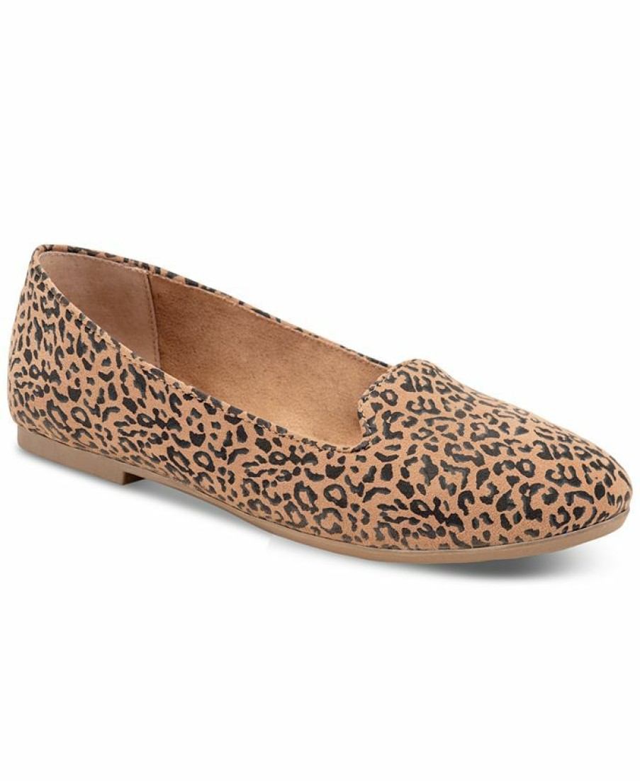 Flats & Loafers * | Style & Co Alyson Slip-On Loafer Flats, Created For Macy'S Mini Leopard