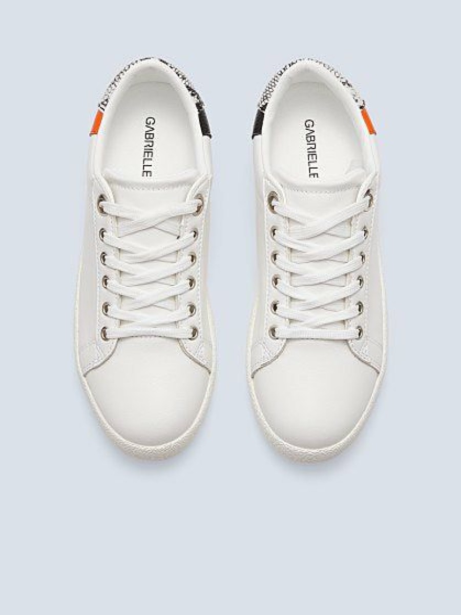 Sneakers * | New York & Company Jaylin Colorblock Sneaker White - White