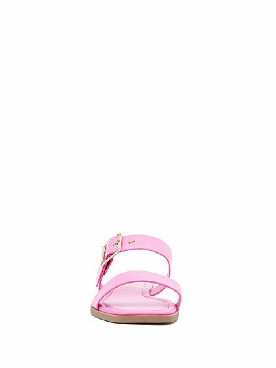 Sandals * | New York & Company Double-Band Buckle Slide Sandal