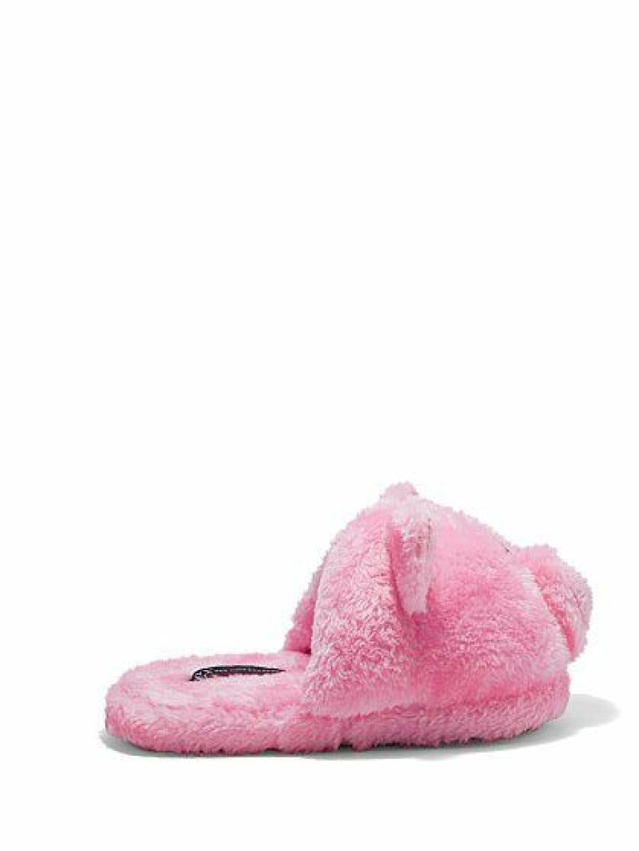 Slippers * | New York & Company Cozy Pig Slipper Pink - Pink