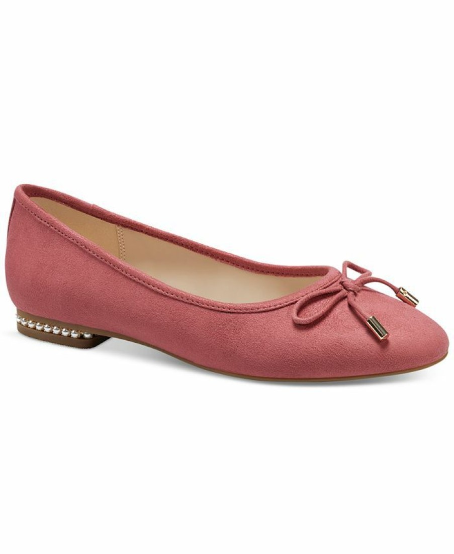 Flats & Loafers * | Charter Club Liyaa Ballet Flats, Created For Macy'S Rose Micro