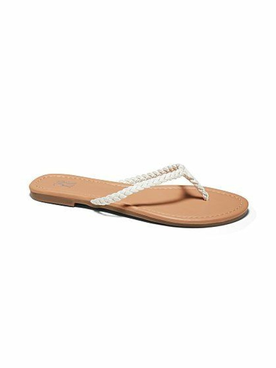 Sandals * | New York & Company Braided Thong Flip-Flop Sandal