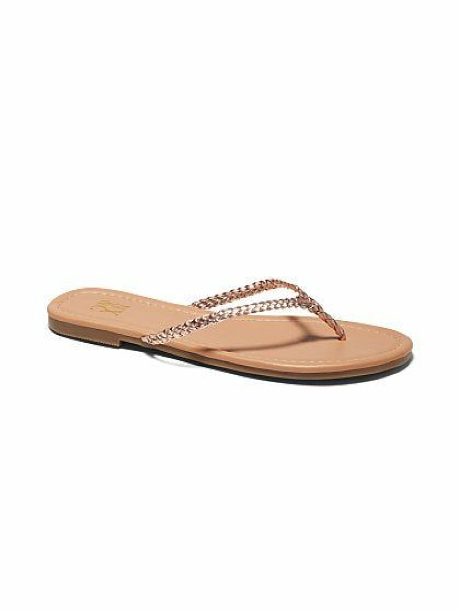 Sandals * | New York & Company Braided Thong Flip-Flop Sandal