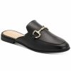 Flats & Loafers * | Alfani Step N' Flex Women'S Garlend Mule Flats, Created For Macy'S Black Leather