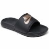 Finish Line Women'S Shoes * | Nike Women'S Victori One Slide Sandals From Finish Line Black, Metallic Red Bronze