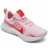 Finish Line Women'S Shoes * | Nike Women'S React Infinity Run Flyknit 3 Running Sneakers From Finish Line Soft Pink, Light Crimson