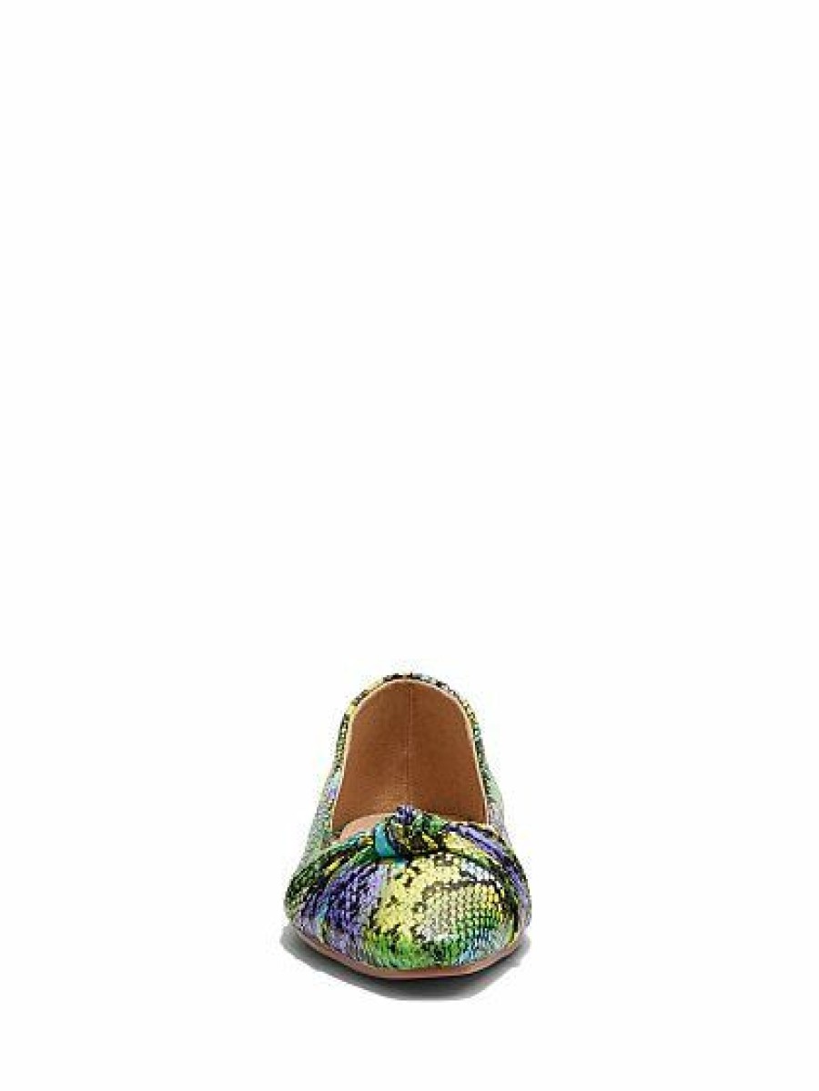 Flats * | New York & Company Noa Ballet Flat Snake-Print Multicolor - Multi Color