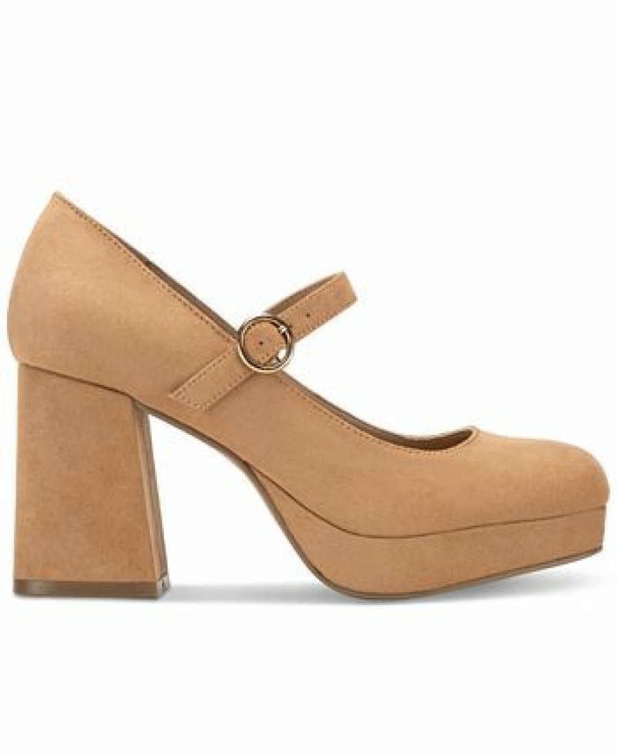 Heels & Pumps * | Sun + Stone Vaneciaa Mary Jane Pumps, Created For Macy'S