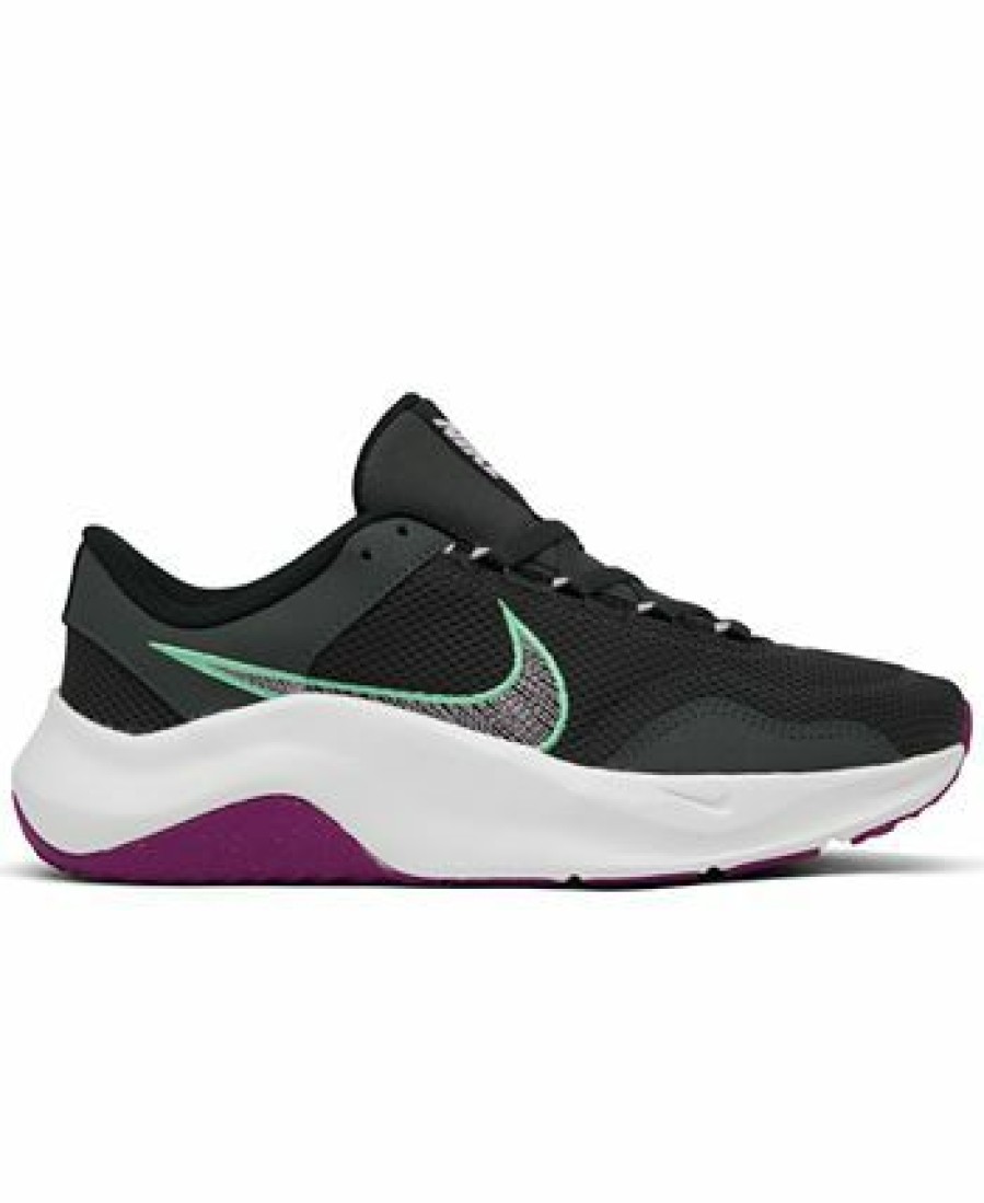 Finish Line Women'S Shoes * | Nike Women'S Legend Essential 3 Next Nature Training Sneakers From Finish Line Dark Sky Gray, Lilac