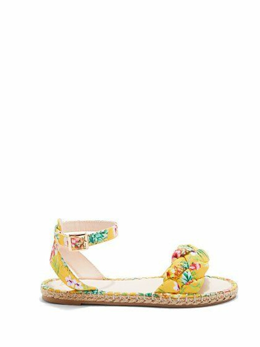 Sandals * | New York & Company Elina Sandal Floral-Print Multicolor - Multi Color