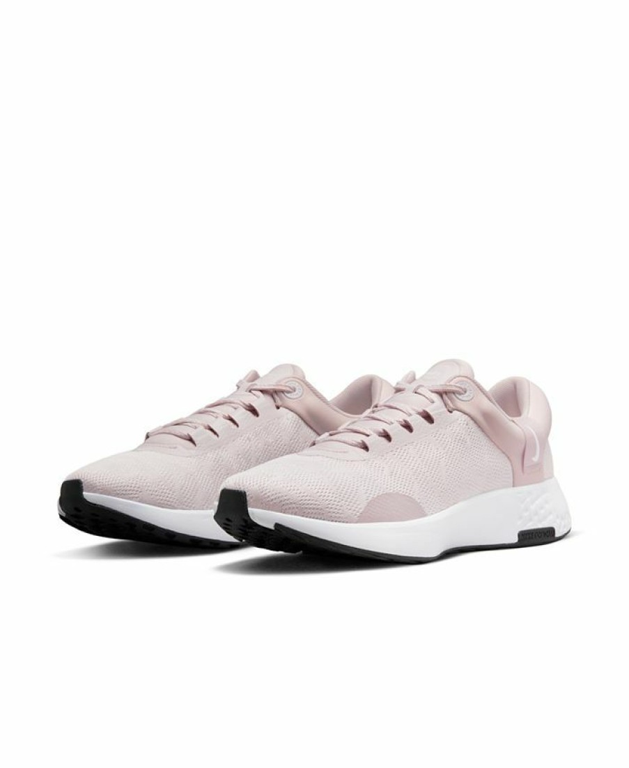 Finish Line Women'S Shoes * | Nike Women'S Renew Serenity Run 2 Running Sneakers From Finish Line Barely Rose, White