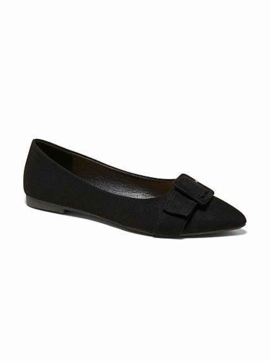 Flats * | New York & Company Pointed Buckle-Toe Flat