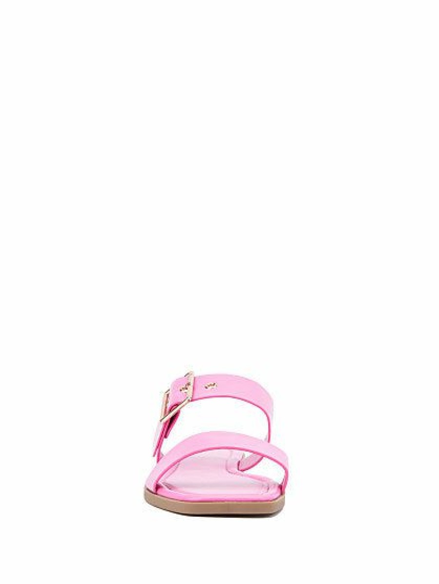 Sandals * | New York & Company Double-Band Buckle Slide Sandal