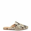 Flats * | New York & Company Kate Flat Mule Snake-Print