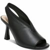 Heels & Pumps * | Alfani Women'S Ceal Peep-Toe Slingback Pumps, Created For Macy'S Black Smooth