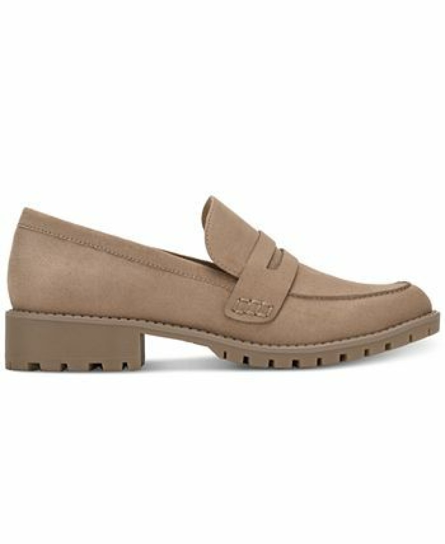 Flats & Loafers * | Style & Co Olivviaa Loafer Flats, Created For Macy'S Taupe