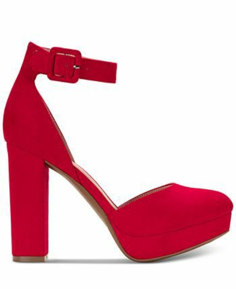 Heels & Pumps * | Sun + Stone Estrella Block-Heel Pumps, Created For Macy'S