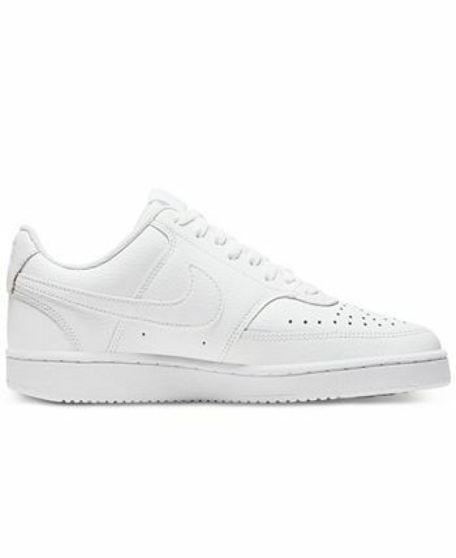 Finish Line Women'S Shoes * | Women'S Nikecourt Vision Low Casual Sneakers From Finish Line White