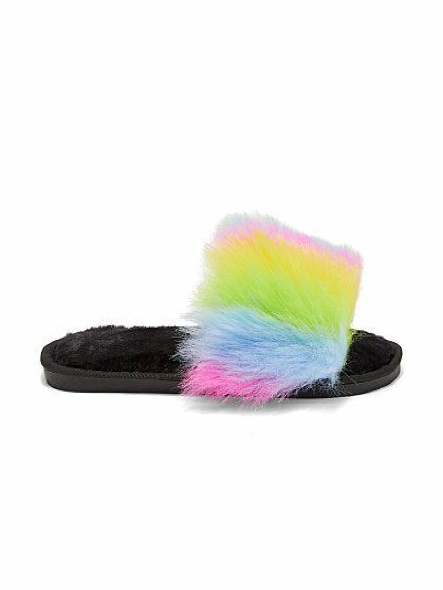 Slippers * | New York & Company Faux-Fur Slipper