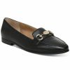 Flats & Loafers * | Giani Bernini Soffia Memory Foam Loafer Flats, Created For Macy'S Black Leather